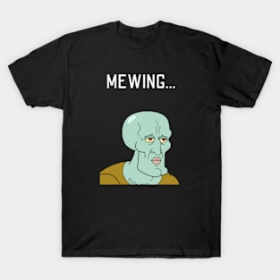 squidward mewing T-Shirt